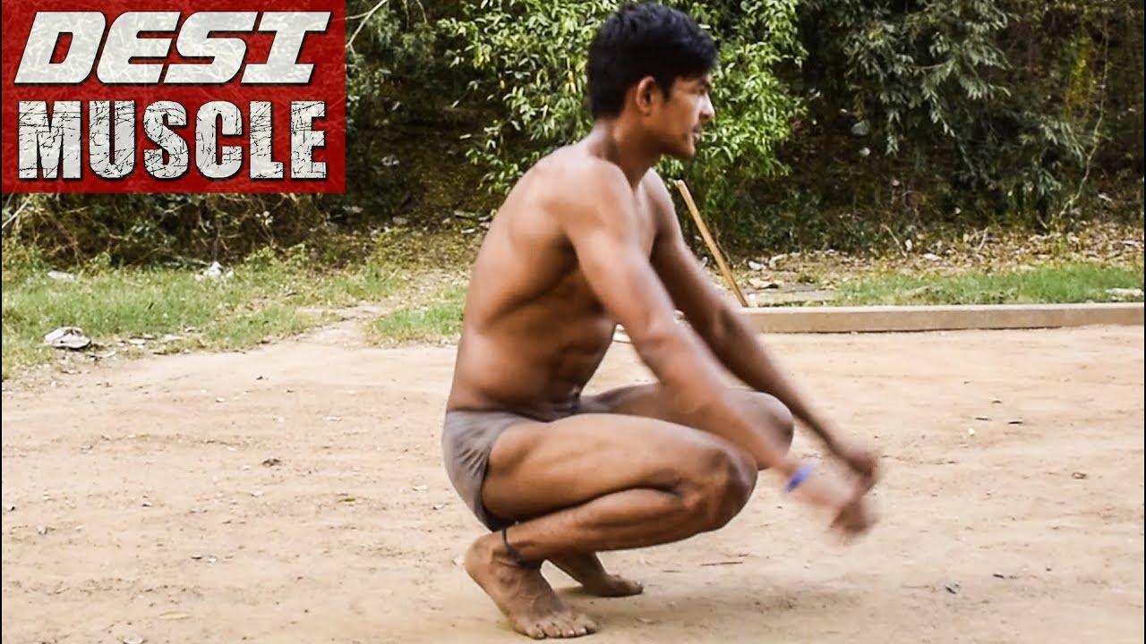 1280px x 720px - HINDU SQUATS - Calisthenics For Powerful Legs & Ripped Abs by Desi ...