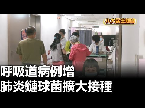 呼吸道病例增 肺炎鏈球菌擴大接種 |【民生八方事】| 2023112709 @gtvnews27