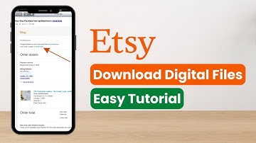 How to Download Digital Files on Etsy !
