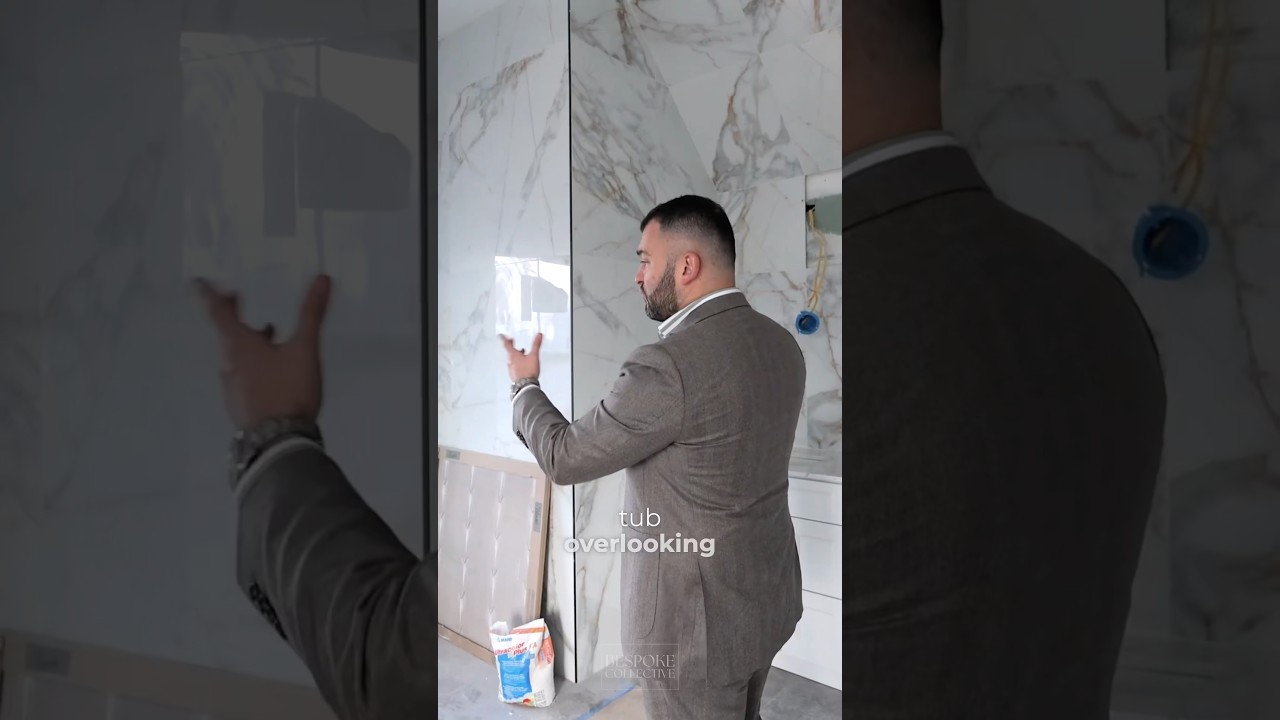 This massive lavish bath has a hell of a wow factor. 