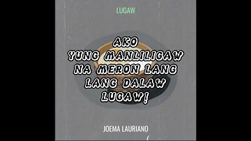 Joema Lauriano - Lugaw (Lyric Video)