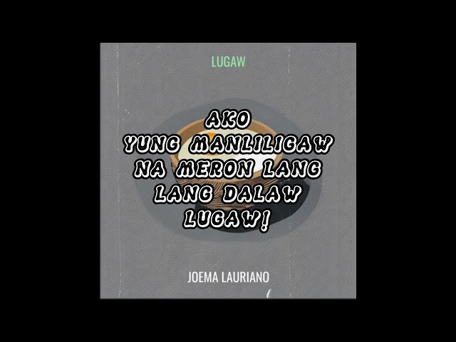 Joema Lauriano - Lugaw (Lyric Video) class=