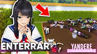 PUEDO ENTERRAR a TODA la ESCUELA  en YANDERE SIMULATOR😱? || YANDERE SIMULATOR RETOS