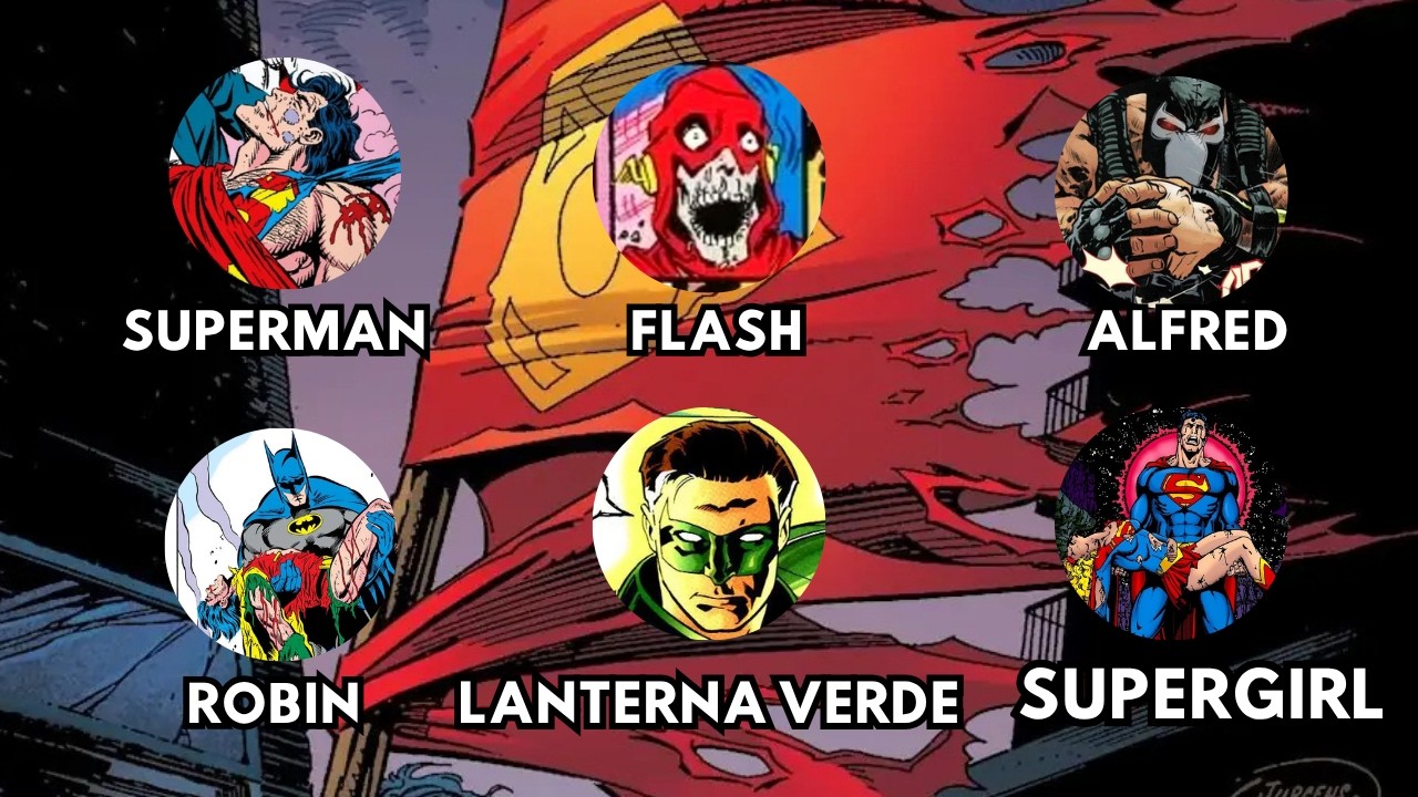 AS MORTES MAIS IMPACTANTES DO UNIVERSO DC