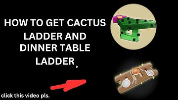 HOW TO GET THE NEW CACTUS LADDER AND DINNER TABLE LADDER IN STEEP STEPS!