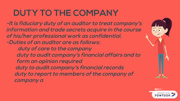 Power and duties of auditor