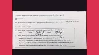 Choosing an appropriate method for gathering data: Problem type 1