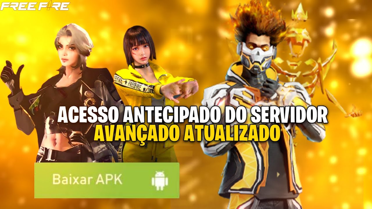 ACESSO ANTECIPADO DO SERVIDOR AVANÇADO COMO ENTRAR FREE FIRE OB41 NOVIDADES  