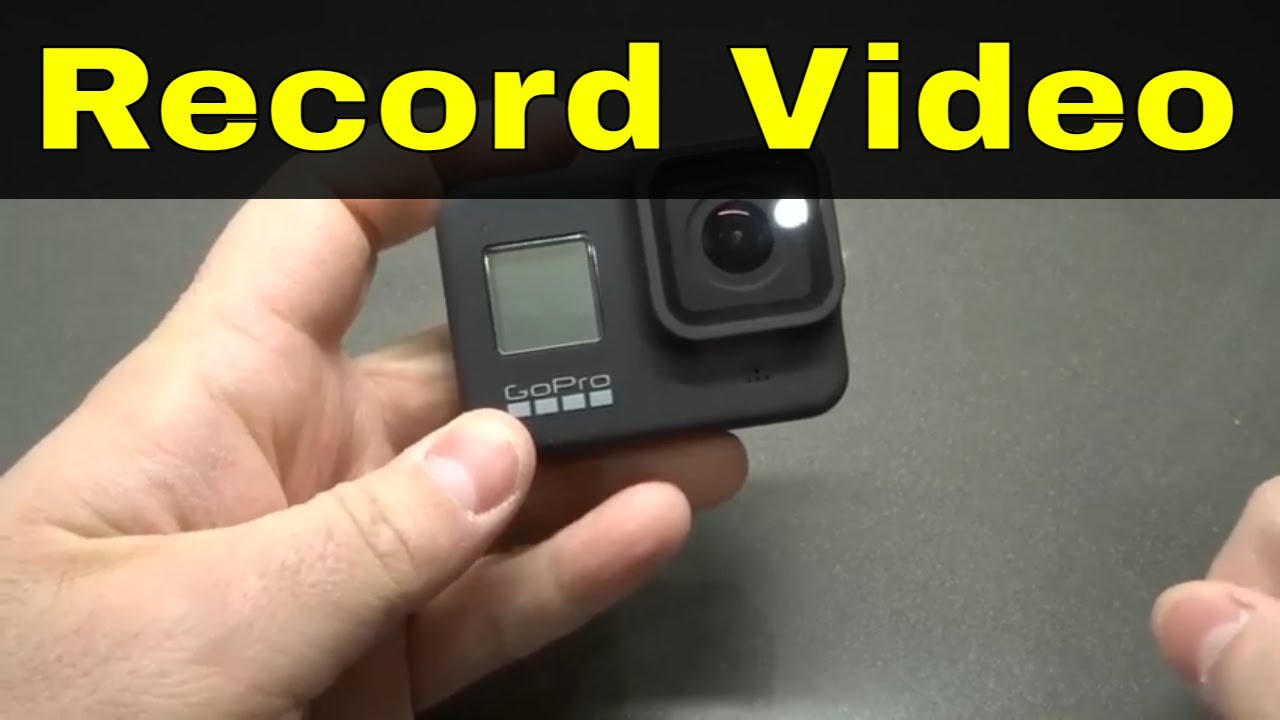 GoPro Hero 8-How To Record Video Fast And Easily-Full Tutorial - YouTube