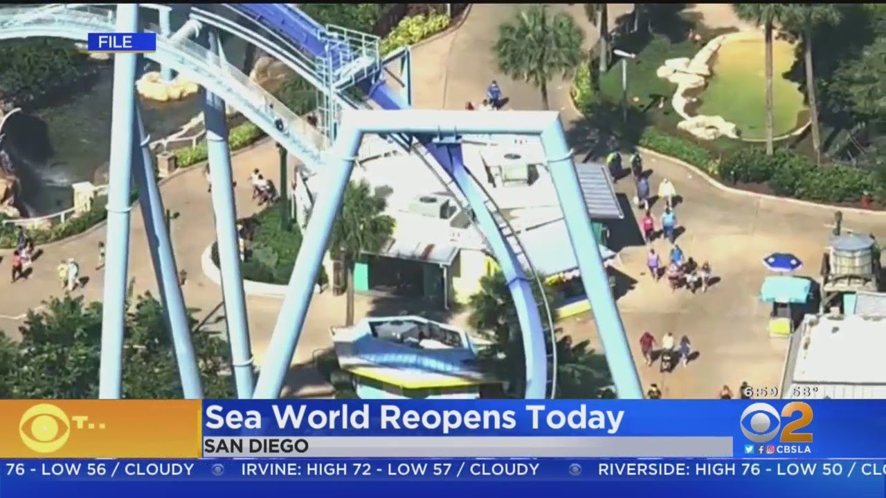 Sea World Reopens Today