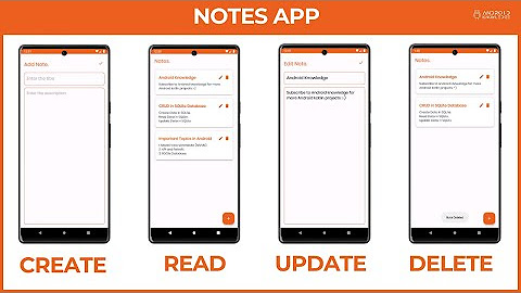 The Notes App - SQLite Database (Kotlin) - YouTube