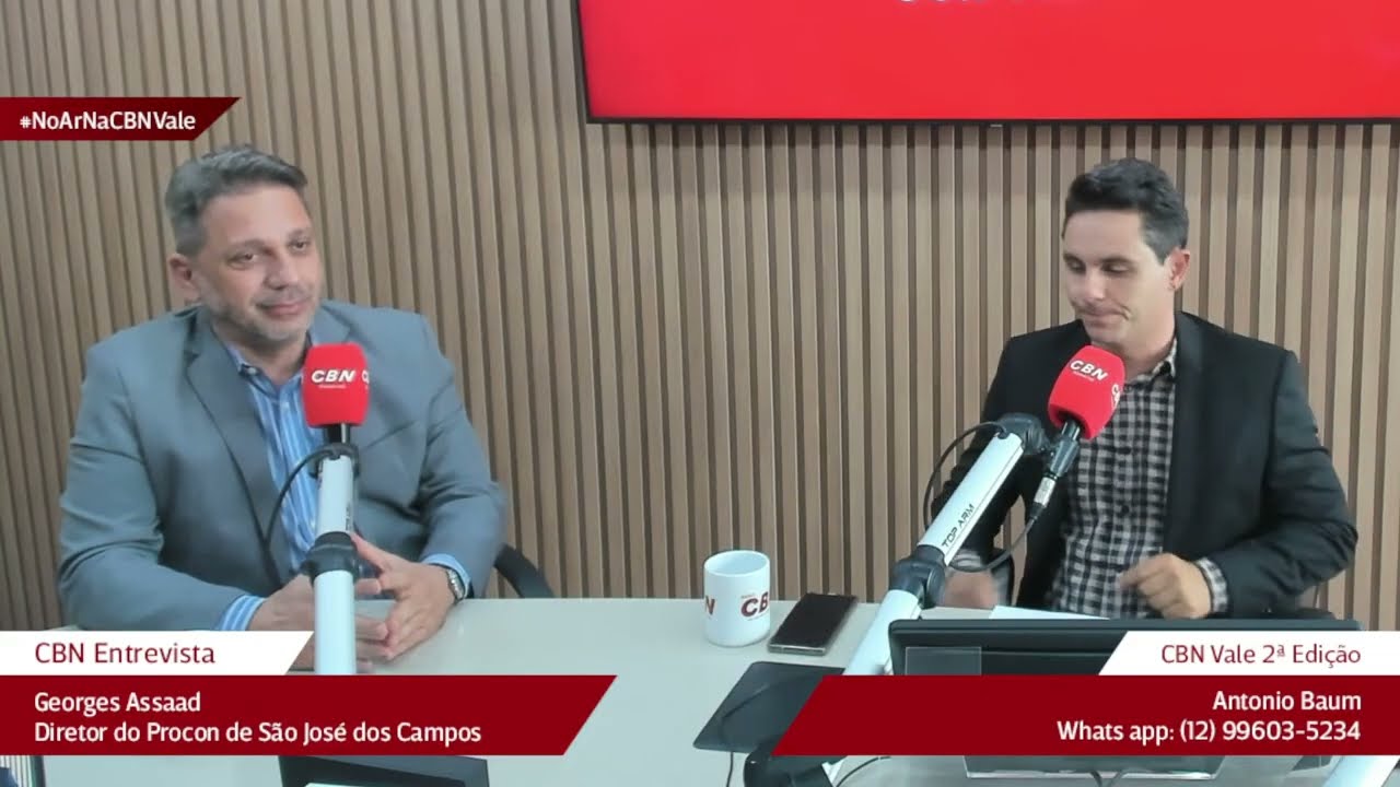 CBN 2ª Edição: Georges Assaad – Diretor do Procon de São José dos Campos  