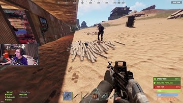 Shroud making wood explosion in Rust