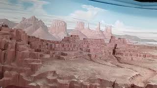 Model Train Backdrop project complete