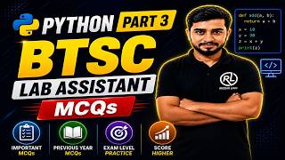 BTSC Lab Assistant Computer Science 2026 | Most Expected Questions & Answers | Python Part 3