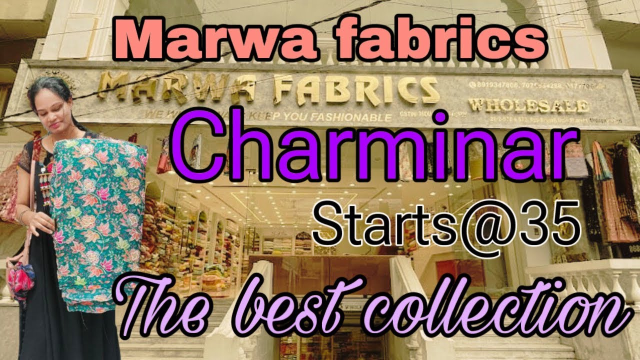 Marwa fabrics | Charminar #Divyakiranvlogs #shorts