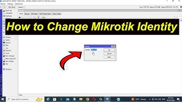 How To Change Mikrotik Router Identity | Change Mikrotik Identity