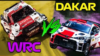 DAKAR vs WRC  ¿Puede un Rally 1 GANAR el DAKAR? ¿Qué Coche es Más Rápido? DIFERENCIAS y Comparación