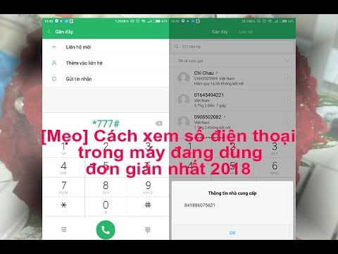 Video Mẹo Hay - Cách xem số điện thoại trong máy đang dùng... - youtube