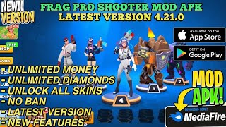 New Frag Pro Shooter APK 2026 | Unlimited Diamonds, Coins, Skin Cards & One Shot Kill 🔥 screenshot 1