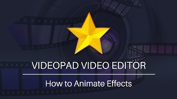 How to Animate Effects | VideoPad Video Editing Tutorial
