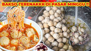 SEDERHANA TAPI ENAK!! BAKSO CANDIK AYU TERSEMBUNYI DI PASAR MINGGU WAJIB DICOBA!!