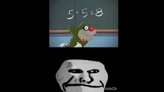 5 5=? #youtube #trollface #popular #viral #shorts