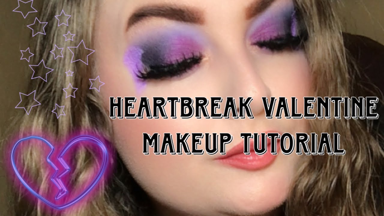 Heartbreak Valentine #makeuptutorial #makeup #fypyoutube #selftaughtmua #engaged