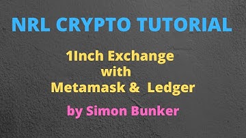 1Inch Exchange Overview / using with Metamask & Ledger