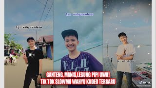 KUMPULAN VIDEO TIK TOK SLOWMO TERBARU WAHYU KADEO | GANTENG, MANIS, LESUNG PIPI UWUU 🥰🥰