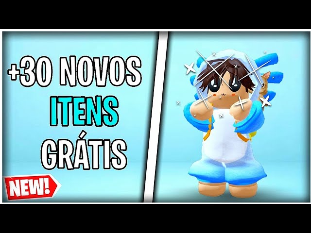 COMO GANHAR MAIS DE 30 ITENS GRÁTIS NO ROBLOX! 