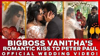 Exclusive Full Video Vanitha Weds Peter Paul Cute Candid Wedding Moments Lovely Couple