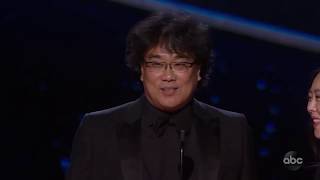 Oscars Moment  Bong Joon Ho wins Best Director