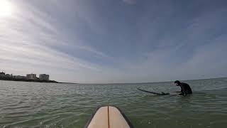Raw Surf POV: Swimming Offshore 1ft Longboard Bliss @ PONTA
