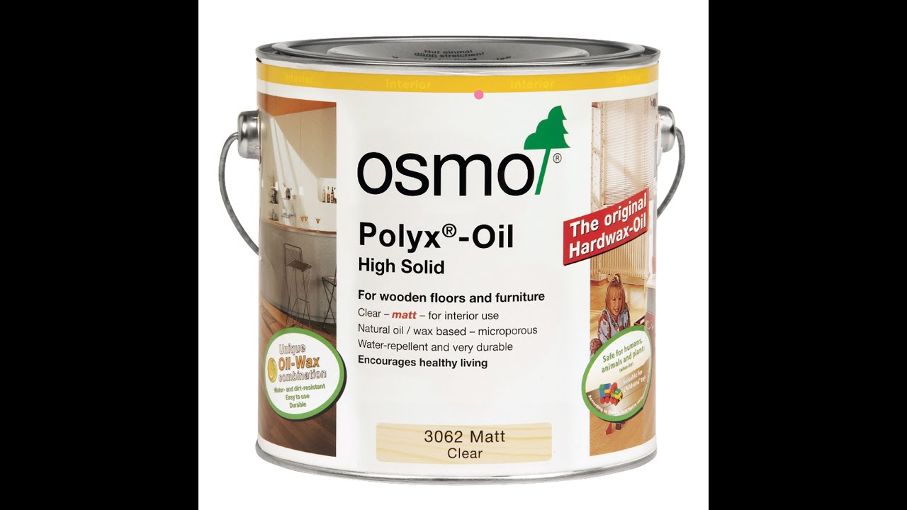 Osmo Polyx Oil Original Clear Matt or Satin from Top Furniture YouTube