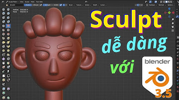 Sculpt trong Blender | Điêu khắc một cái đầu