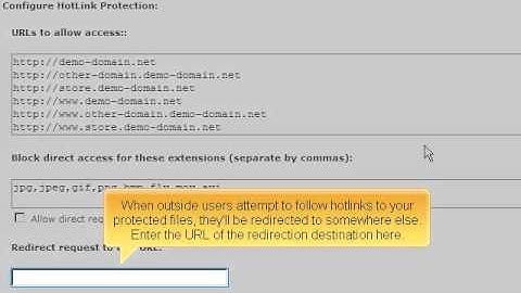 How to protect your files from being hotlinked