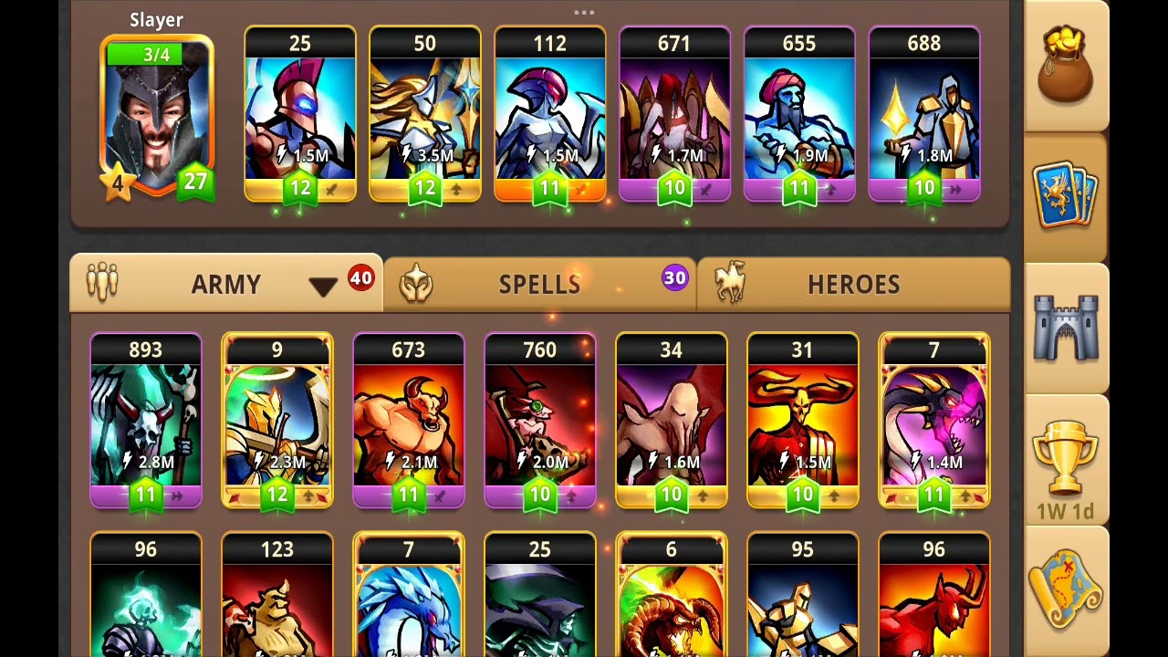 Magic war legends adventure mode to get more armies & resources