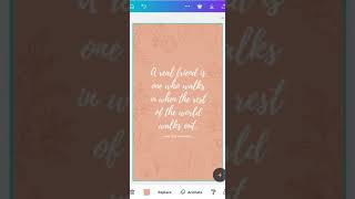 How to create a phone wallpaper 😀 Canva creation😎 How to use Canva app screenshot 1