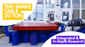 TDG SHAKE TABLE 20 TON | High Level Hydraulic Test System