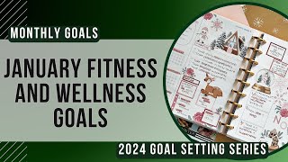 January Fitness and Wellness Goals | Plan With Me | Happy Planner