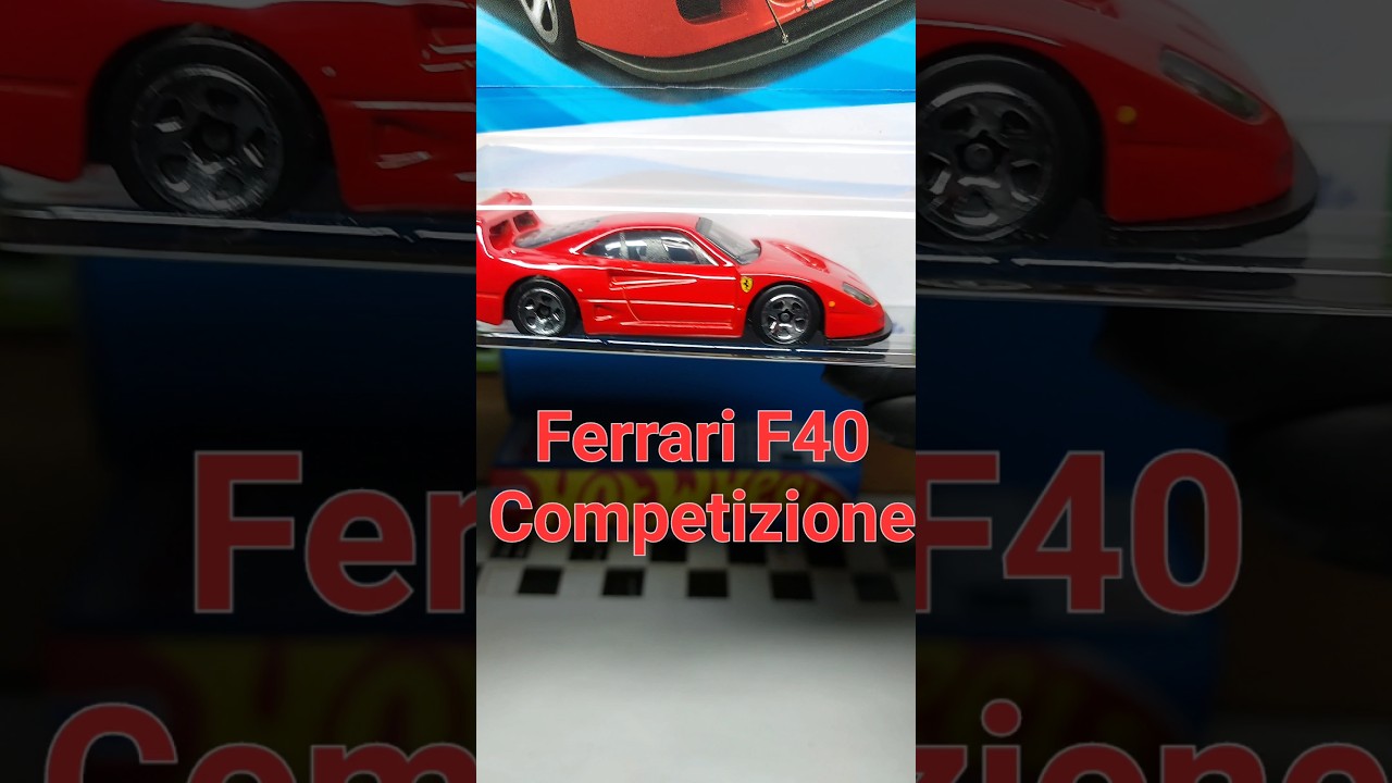 a CLOSE LOOK at NeW F40 Competizione Hot Wheels 2025 Ferrari SF90 365 