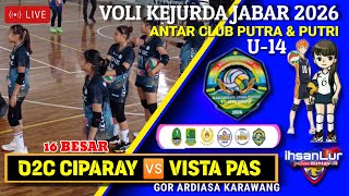 LIVE 16 BESAR O2C CIPARAY 🆚 VISTA PAS | KEJURDA JABAR 2026 VOLLEYBALL KARAWANG