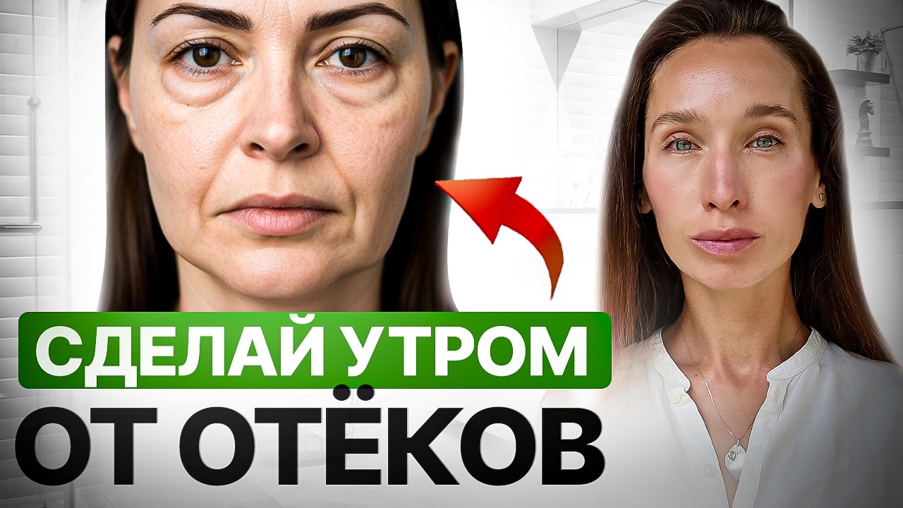 Самая быстрая ЗАРЯДКА ОТ ОТЕКОВ | 8 СЕКРЕТНЫХ приемов от отечности лица
