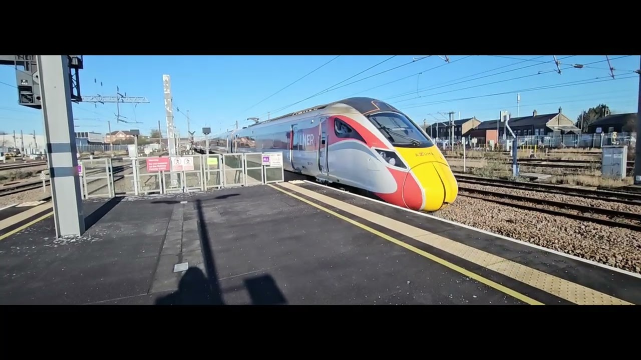 Trains at Peterborough (inc. 34067 Tangmere) 14/2/25