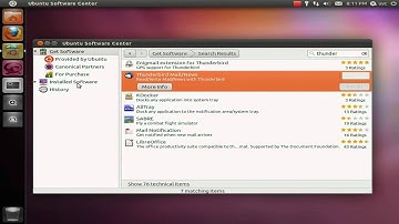 UbuntuVideoCast - configure Thunderbired Email Client