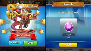 . Dragon City Task Completed - I Get More Than 4600 Gems Obtain 2Nd High Master Karma.