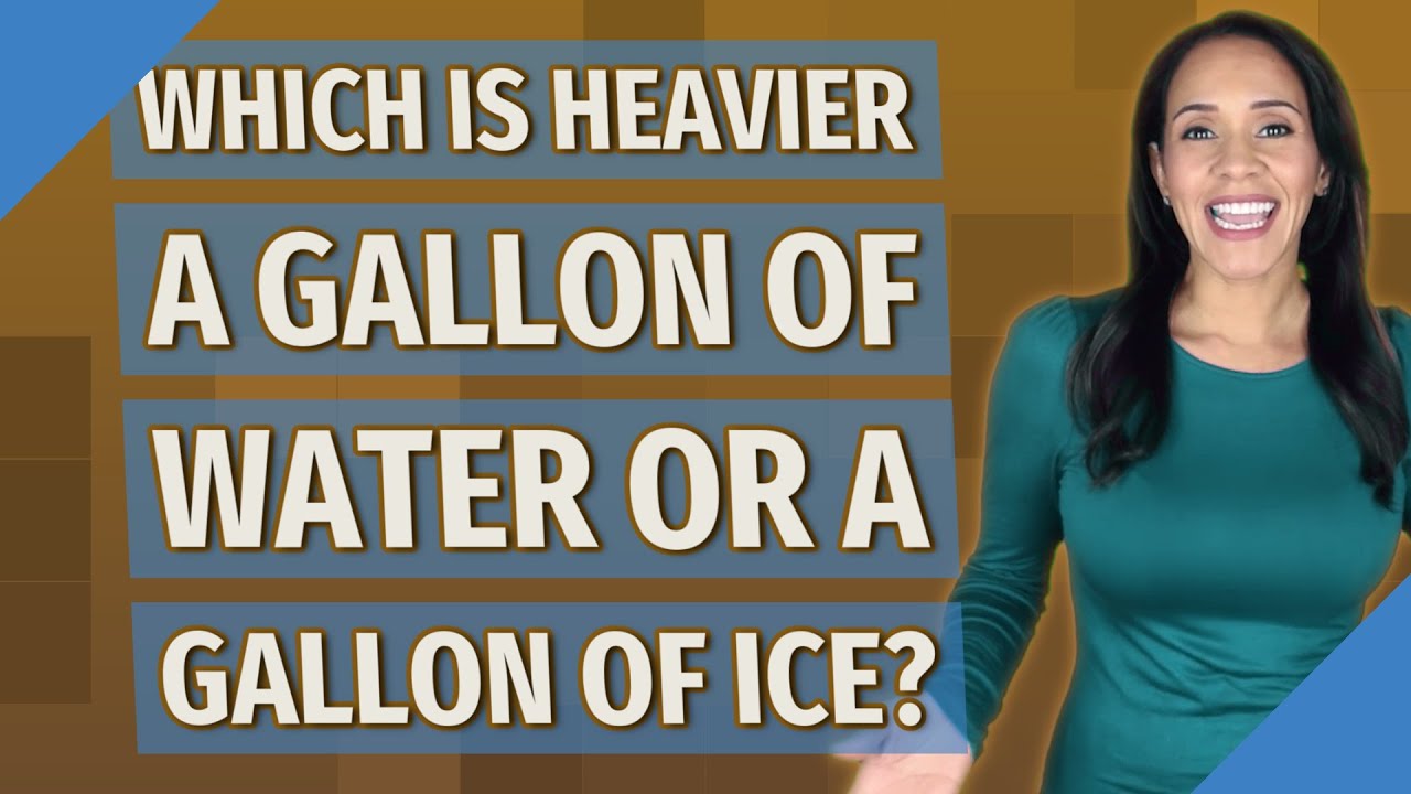 How Much Does A Gallon Of Ice Weigh