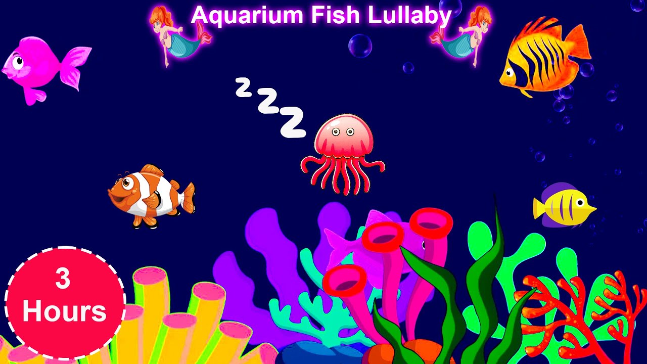 Baby Lullaby Soothing fishes Calming Undersea Animation Aquarium Fish ...