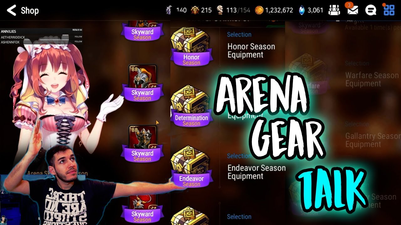 What Gear To Buy From Arena Shop | Epic Seven